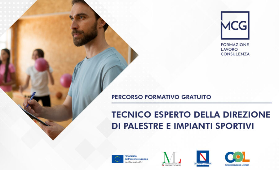 Tecnico esperto della direzione di palestre e impianti sportivi